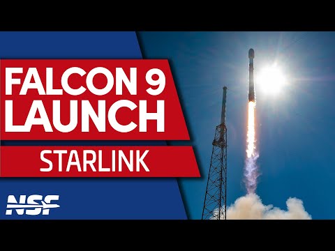 SpaceX Falcon 9 Launches Starlink 5-5 Mission