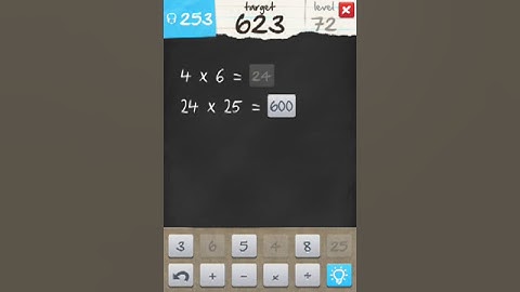 6 Numbers by Brainbow Answers Level 72
