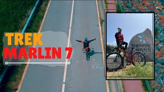 Trek Marlin 7 (2021) Marigold to Radioactive Red | Through The Sea