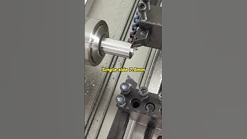Achieving Tapered Turning with High Rigidity on the SL-46 CNC Lathe. #cnc #smartlathe #machine