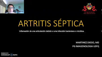 ¿Puede verse una artritis séptica en una radiografía?