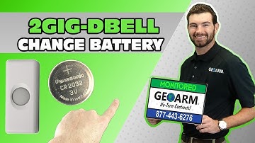 2GIG-DBELL1-345 - How to Replace the Battery?