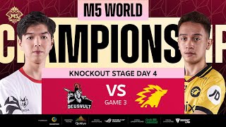 ENG M5 Knockouts Day 4 DEVU vs ONIC Game 3