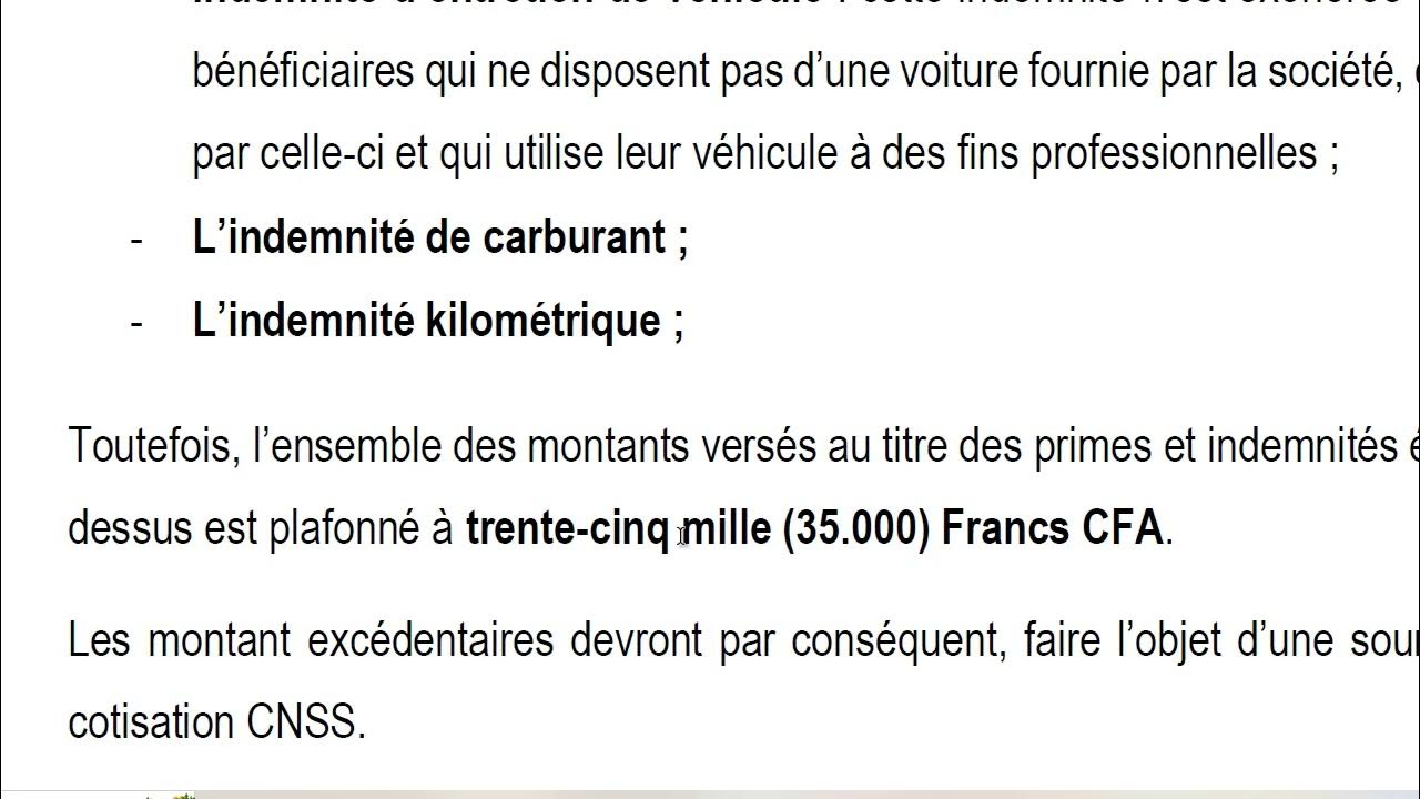 Traitement de la Cotisation CNSS au GABON YouTube