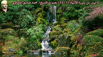 ما تيسر من سورة الأنبياء (1-35) بصوت الشيخ/ محمد صديق المنشاوي