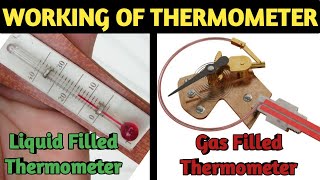 Thermometer | Liquid filled thermometer | Gas filled thermometer | Liquid in Glass Thermometer |