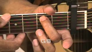 Maroon 5  LOVE SOMEBODY Style Guitar Chord Form Tutorial #26 CAPO FRET 1
