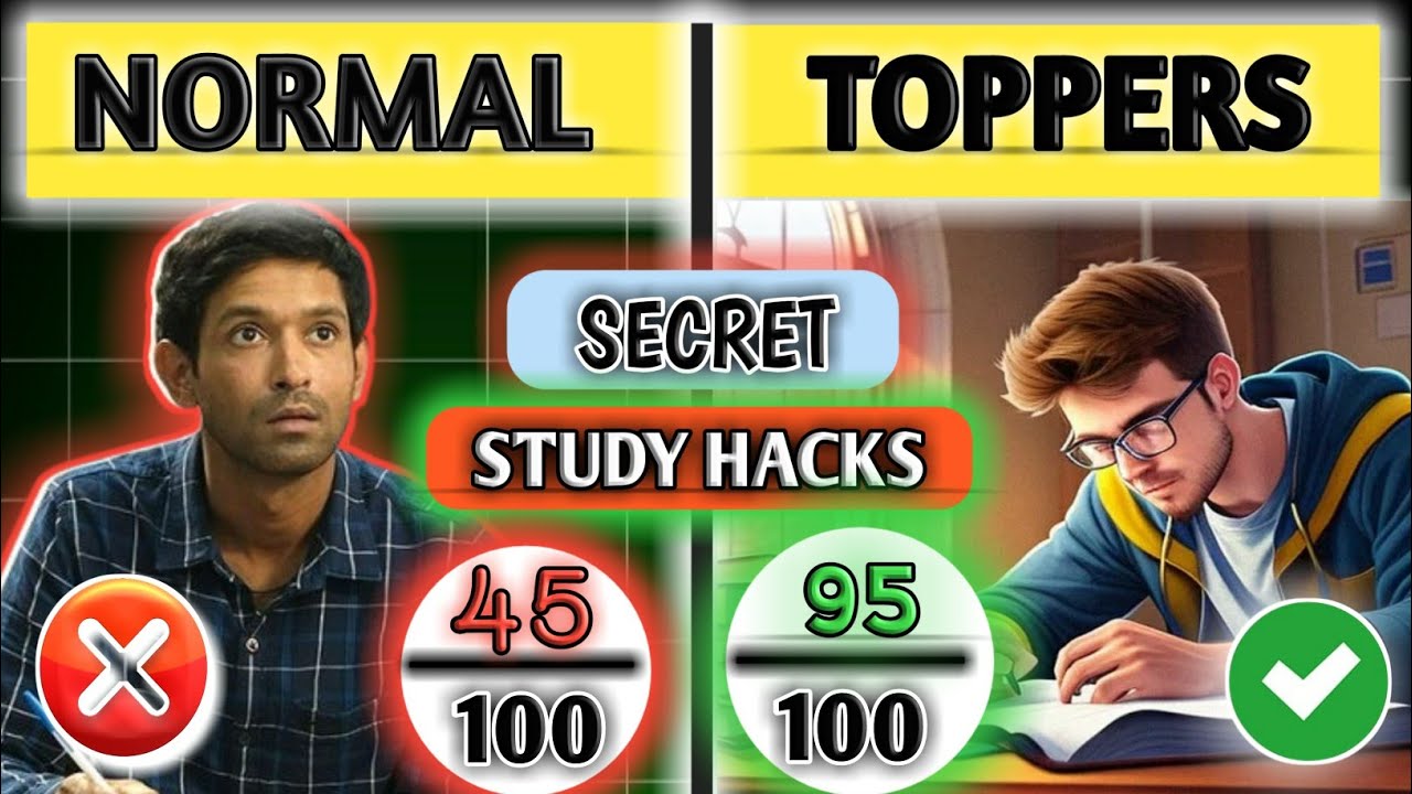 Topper's Study Tips 💡To Score Highest in Every Exam| Secret tips of ...