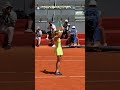 Mirra Andreeva is into the semifinals for the first time in Madrid! #wta #tennis #madrid