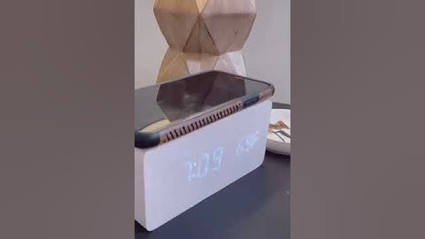 Wooden Digital Desk Alarm Clock   January 12, 2021