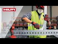 Overview of hilti mt modular support system  technical features