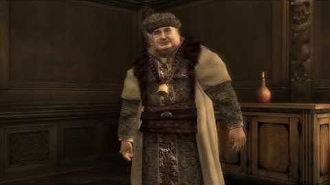 The Witcher Enhanced Edition Lock and Key talking to Leuvaarden