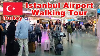 Istanbul Airport Walking Tour HD ( Turkey) International Terminal Transit Area (IST)