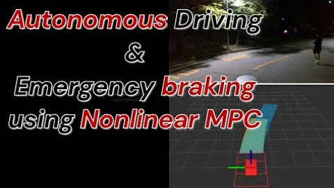 Nonlinear MPC for autonomous driving and emergency braking