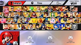 Super Smash Bros WII U All Characters And Alternate Costumes / Colors (WII U) CommunityGame