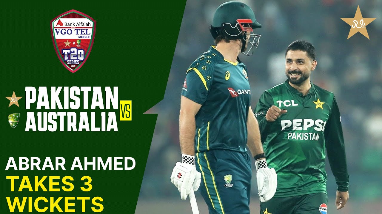 Abrar Ahmed Sensational 3 Wickets | Pakistan vs Australia | Match 02 | T20I Series 2026 | PCB | MJ1K