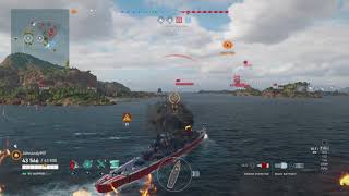 World of Warships Legends PS4 - KMS Hipper vs KMS Odin + KMS Prinz Eugen