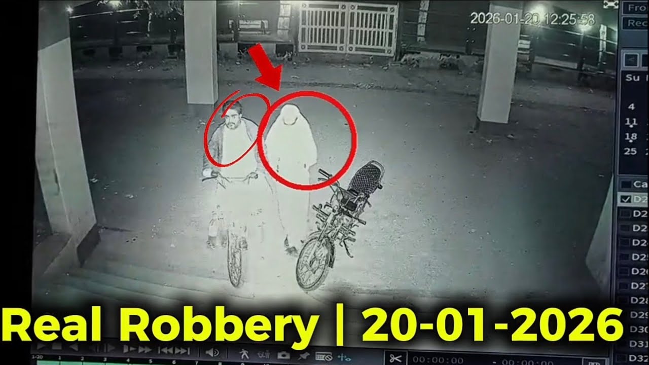 Real Robbery Caught on Camera | Two Robbers Steal Motorbike 😱 | 20-01-2026