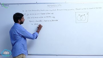 Classical definition of probability || Probability function || Disk Telangana