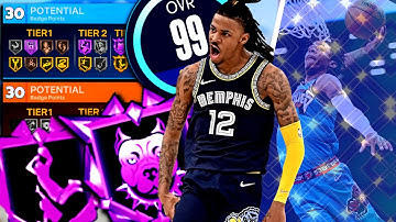 NBA 2K23 THE BEST JA MORANT BUILD | DEMIGOD POINT GUARD BUILD