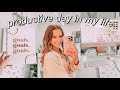 DAY IN MY LIFE VLOG *productive* || setting new goals + finishing my to-do list!