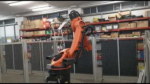 Kuka KR60-3 industrial robot with KRC4 controller at Eurobots