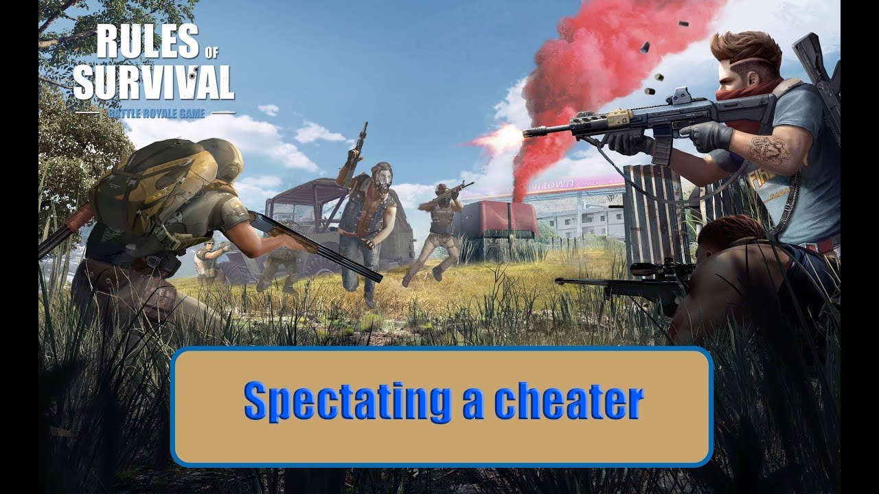 Rules of Survival: Наблюдение за читером: Spectating a cheater in Rules of Survival