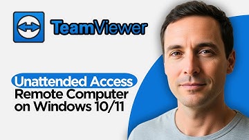 How to Setup Unattended Access Remote Computer on Teamviewer Windows 1011