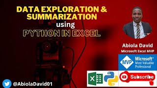Data Exploration & Summarization using Python in Excel