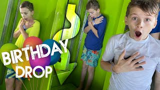 conquering a huge drop slide zac chris 12th birthday special