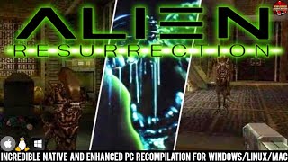 You Need To Play This New Alien Resurrection Recomp #alienresurrection #remasteredgames #fangame