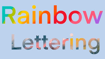 PROCREATE GRADIENT FILL TUTORIAL | LETTERING | iPAD AIR 2020 | HOW TO STEP BY STEP FOR BEGINNERS