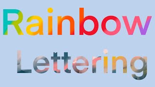 PROCREATE GRADIENT FILL TUTORIAL | LETTERING | iPAD AIR 2020 | HOW TO STEP BY STEP FOR BEGINNERS