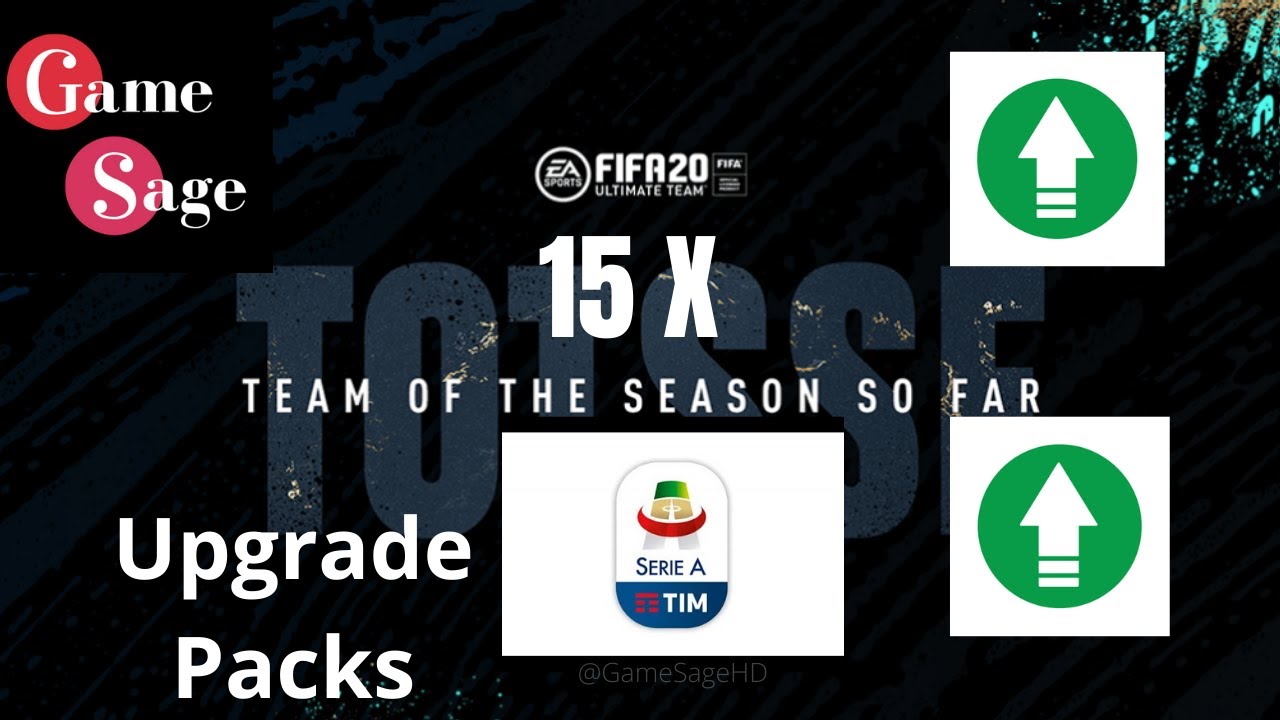FIFA20 | 15 X SERIE A UPGRADE PACKS! I PACKED A TOTSSF!!!