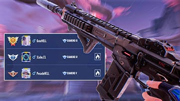 2 aces vs the #1 rank player and his clan hyper front #valorantmobile