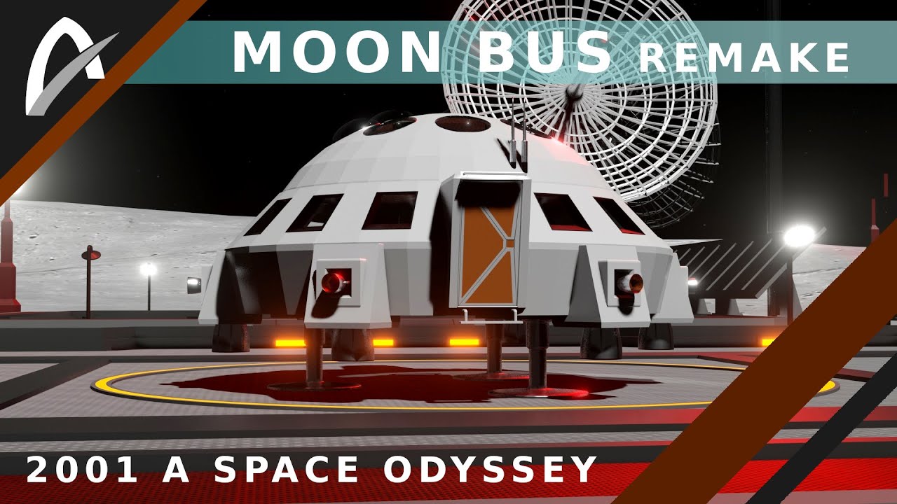 2001 A Space Odyssey Moon Bus Remake - YouTube