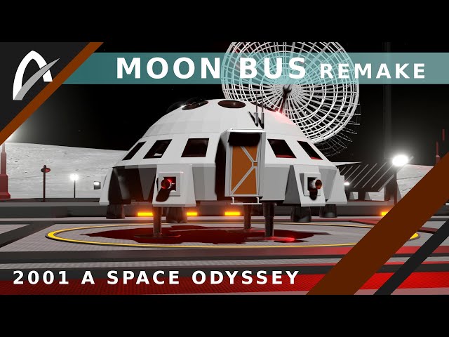 その他 2001: A Space Odyssey moon bus 2001 A Space Odyssey Moon Bus Remake - YouTube