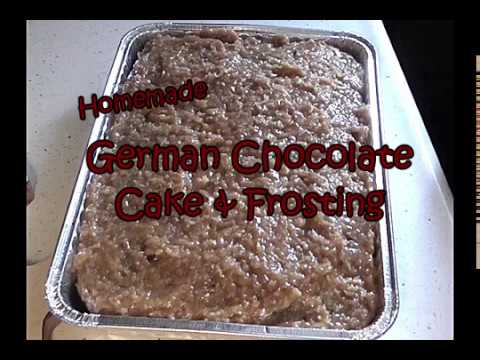 Homemade German Chocolate Cake & Frosting