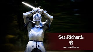 Set armour "Richard". Mobility in Medieval Plate Armor.