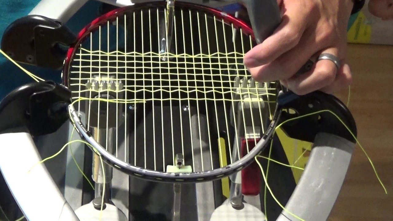 sTRINHgs: Yonex Armortec 900 Power Badminton Racket Stringing