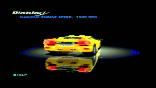 Need For Speed High Stakes (PS1) - Car Showcase: Lamborghini Diablo SV