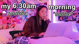 my 6:30am school morning routine *realistic + productive* 🌥💘