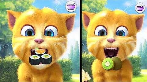 Video 10904771: talking ginger funny cat, talking ginger game