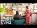 EXTREME Tiny Apartment Tour - Minimalist Couple Living in 88 ft² to Save Money & Time