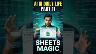 Google Sheets Creates Itself? 🤯 Gemini AI Hack | AI in Daily Life Part 11 #shorts #aiwithankit