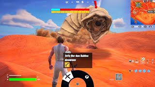 J'ai TROUVÉ le BOSS SECRET de la Saison 3 de Fortnite !! ( BOSS Ver des Sables)