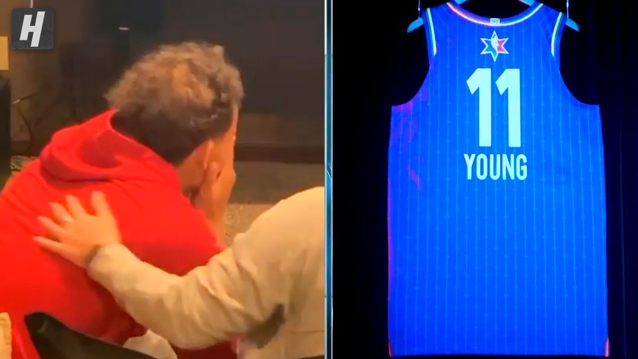 blue trae young jersey