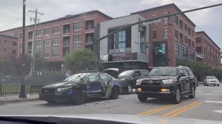 Charleston Police cruiser collision