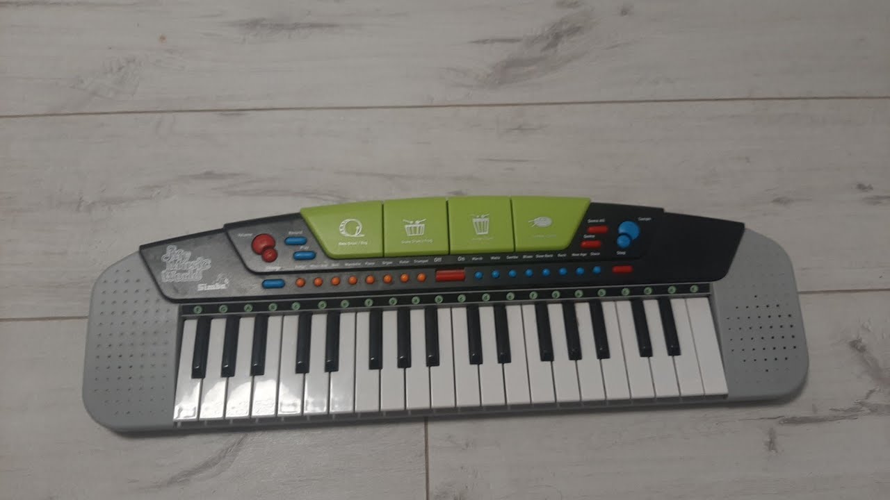 Simba My Music World Keyboard Piano - YouTube