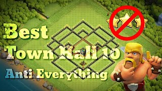 Best Th10 Farming Base 2020 Loot Protection With Replays Anti Everthing And Anti 3 Star With Link